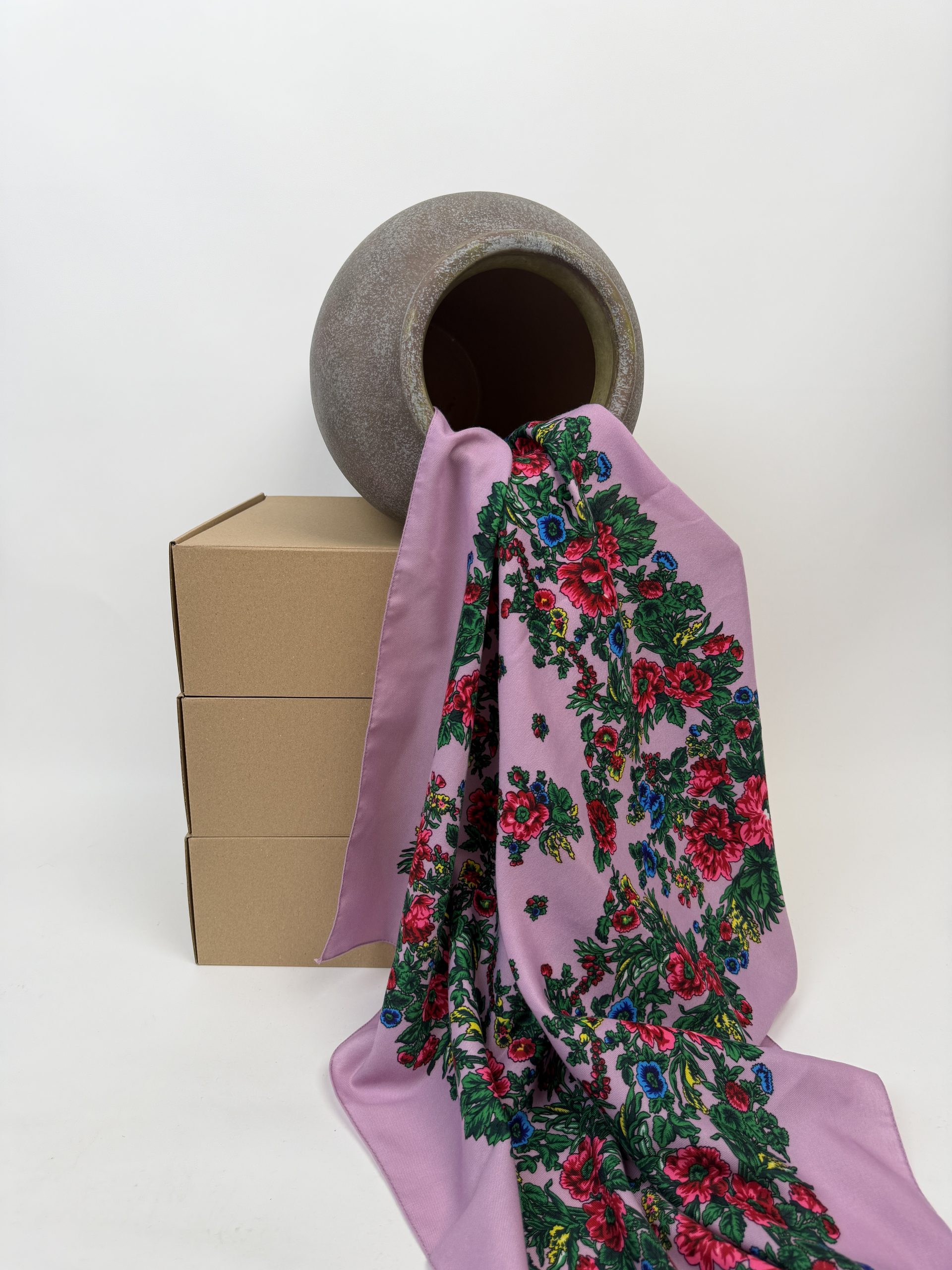 Șal cu imprimeu floral distinctiv TM2453