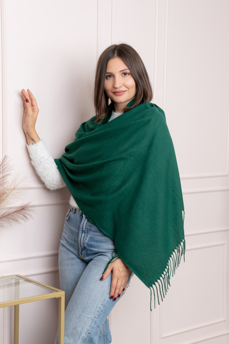 Sal dama verde cu franjuri Farrah