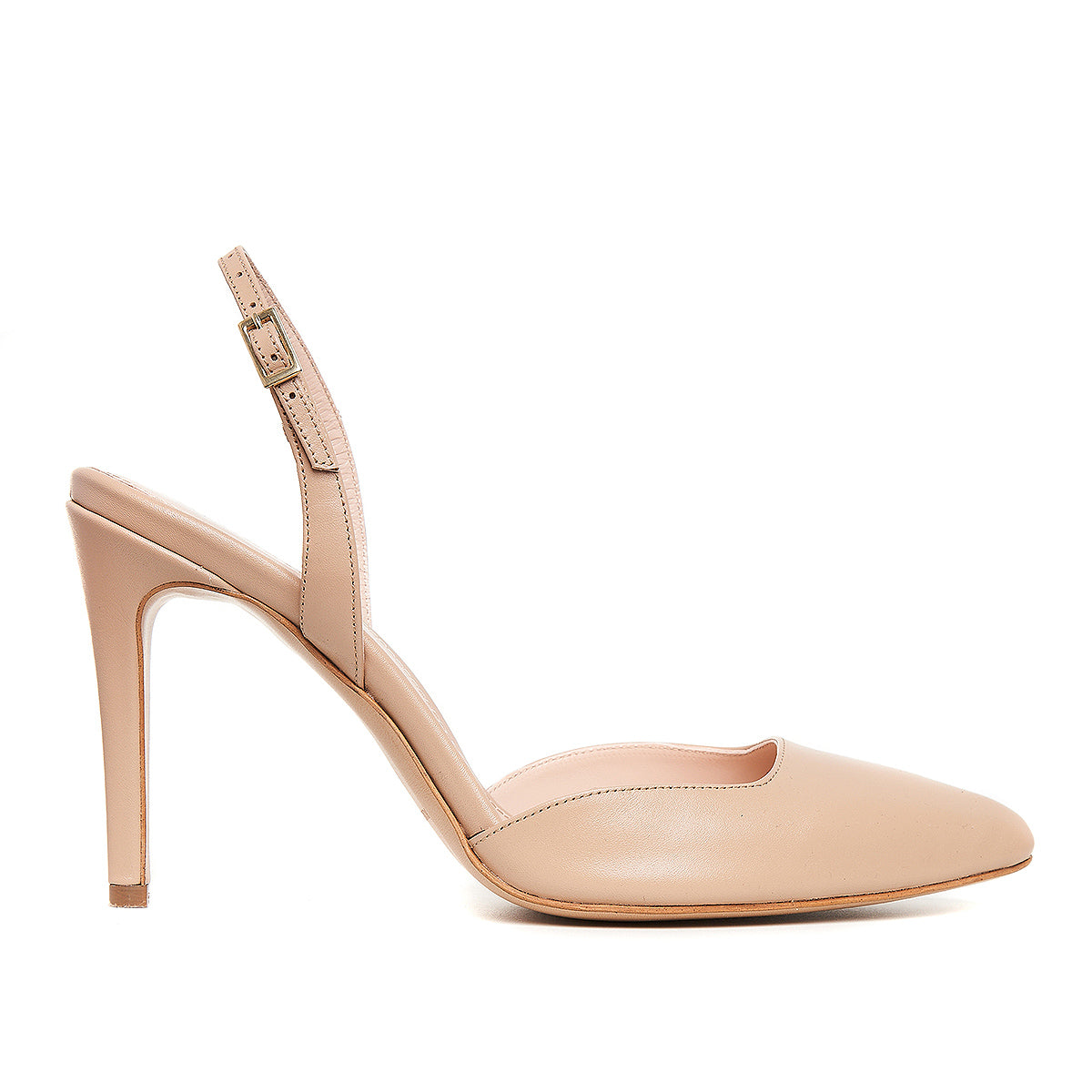 Sandale Alice Piele Naturala, Nude - 41.5 / 8cm