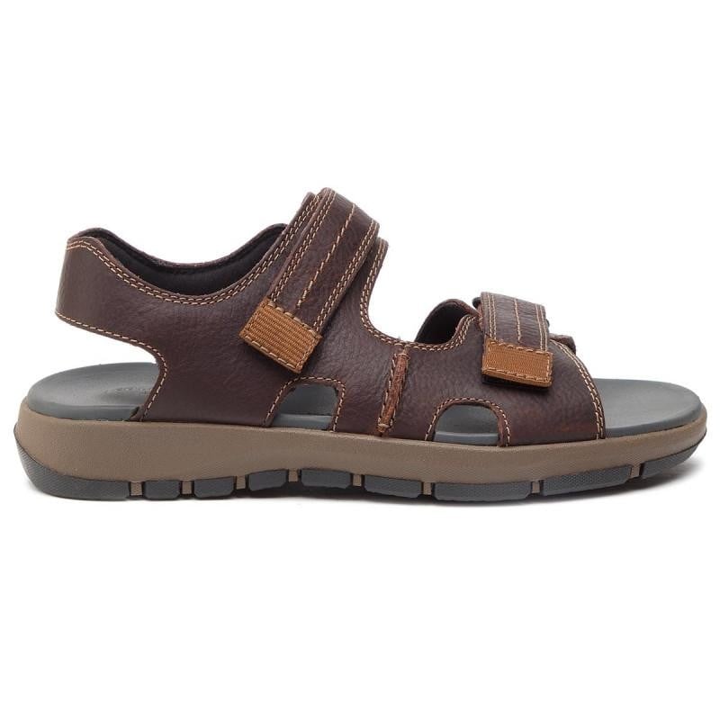 Sandale Clarks Brixby Shore Maro - Dark Brown - poza 2