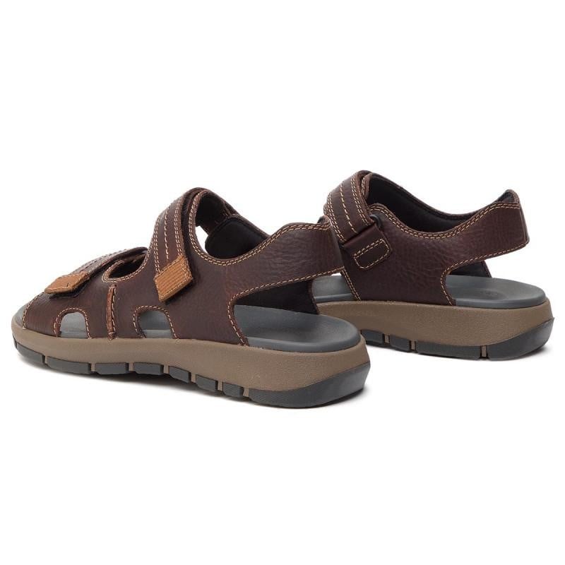 Sandale Clarks Brixby Shore Maro - Dark Brown - poza 3
