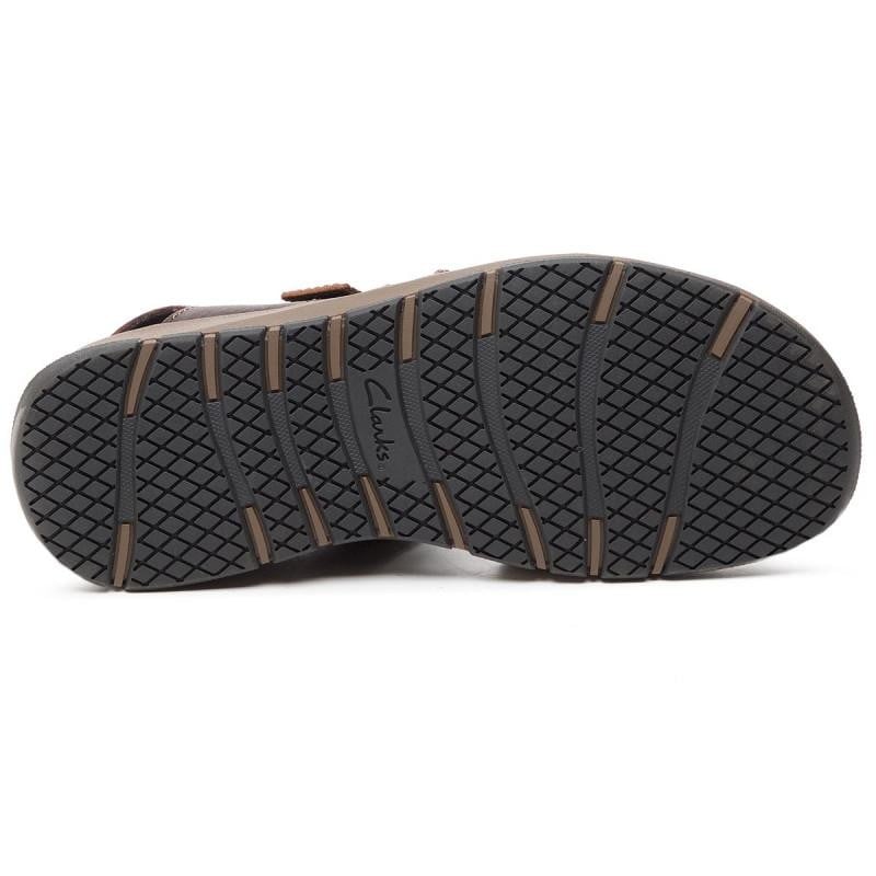 Sandale Clarks Brixby Shore Maro - Dark Brown - poza 4