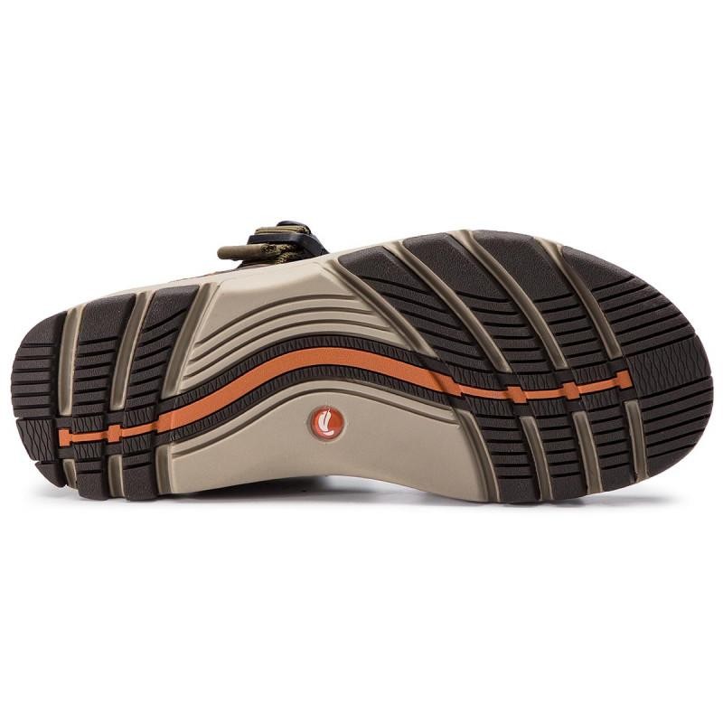 Sandale Clarks Un Trek Part Verde - Dark Olive - poza 3