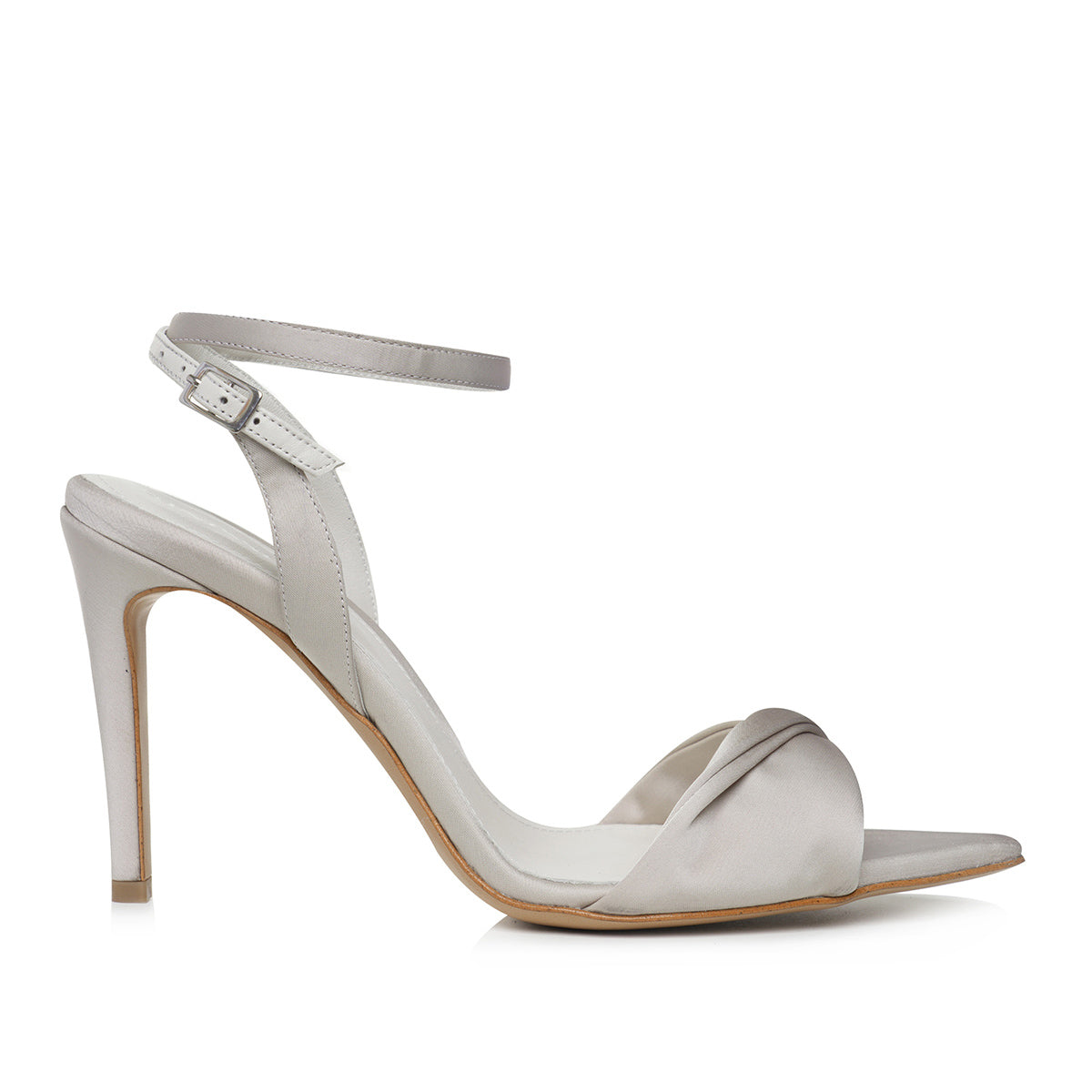 Sandale Cleo Satin, Varf Ascutit, Vanilla Haze - 42 / 9.5cm