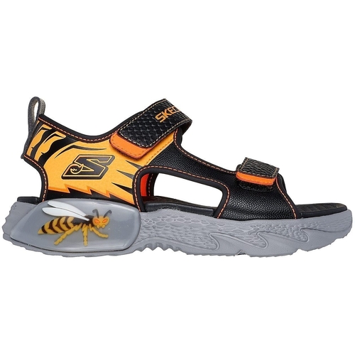 Sandale copii Skechers Creature-splash-bugt 402121L-BKYL - poza 2