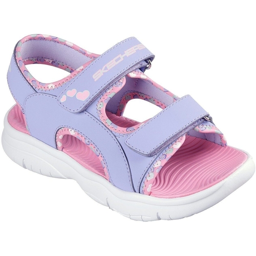 Sandale copii Skechers Flex Splash - Heart 303049L-LVLP - poza 1
