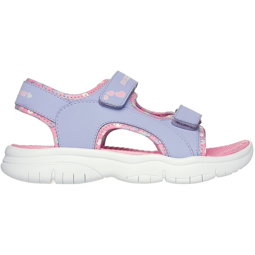 Sandale copii Skechers Flex Splash - Heart 303049L-LVLP - poza 3