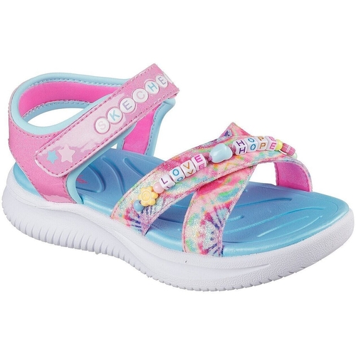 Sandale copii Skechers Jumpsters Sandal - Tie Dye Bf 303045L-PKMT - poza 1