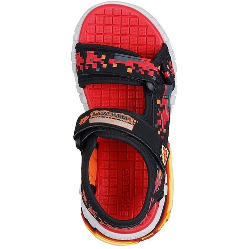 Sandale copii Skechers Mega-splash 4k 402161L-BKRD - poza 2