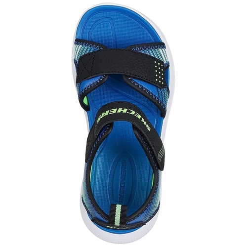 Sandale copii Skechers Microspec-splash 407034L-BKLM - poza 2