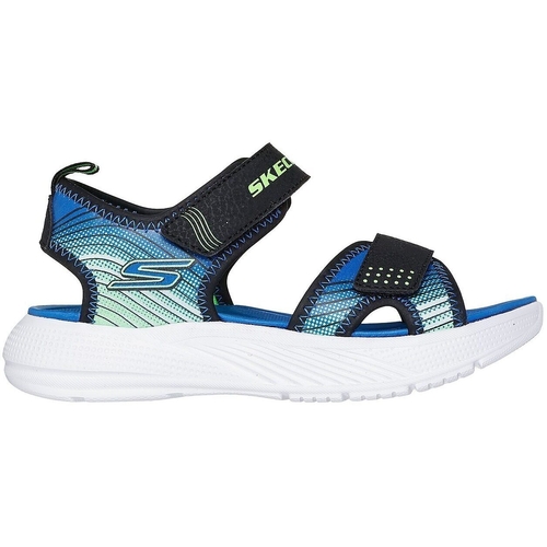 Sandale copii Skechers Microspec-splash 407034L-BKLM - poza 3