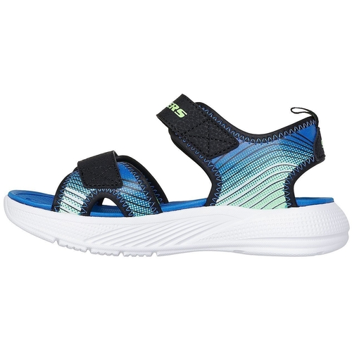 Sandale copii Skechers Microspec-splash 407034L-BKLM - poza 4