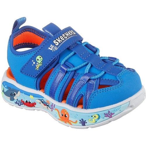 Sandale copii Skechers Play Scene Splash 407041N-LTBL - poza 1