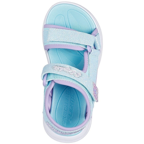 Sandale copii Skechers Sola Glow Sandal 303024L-LBLV - poza 2