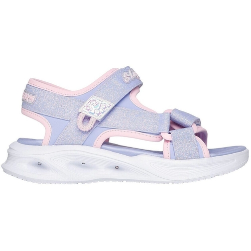 Sandale copii Skechers Sola Glow Sandal 303024L-LVLP - poza 3