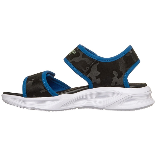 Sandale copii Skechers Sola Glow Sandal - Camo Brigh 407010L-BKBL - poza 5