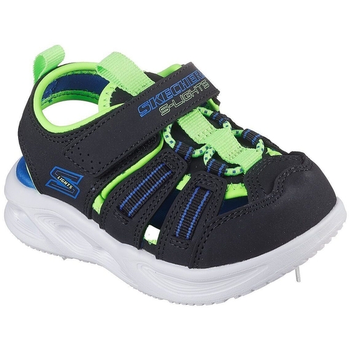 Sandale copii Skechers Sola Glow Sandal-hyp 407033N-BKLM - poza 1