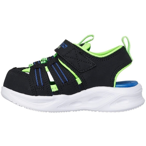 Sandale copii Skechers Sola Glow Sandal-hyp 407033N-BKLM - poza 4
