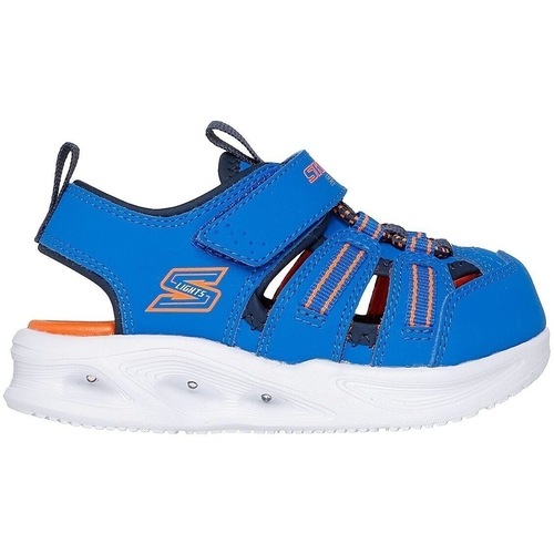 Sandale copii Skechers Sola Glow Sandal-hyp 407033N-BLNV - poza 3