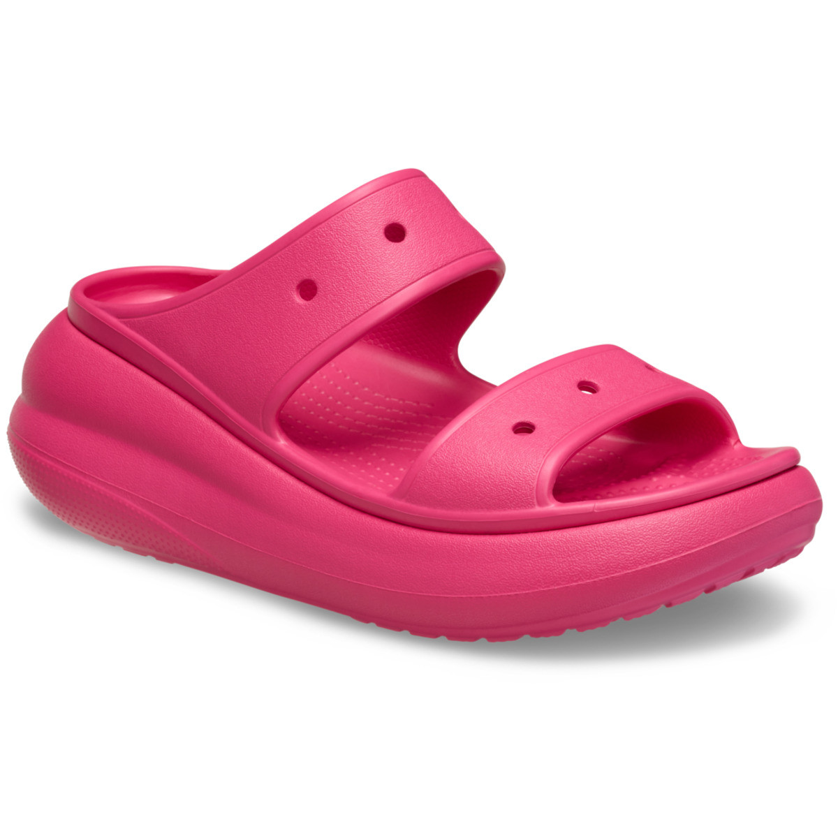 Sandale Crocs Classic Crush Sandal Roz - Dragon Fruit - poza 2