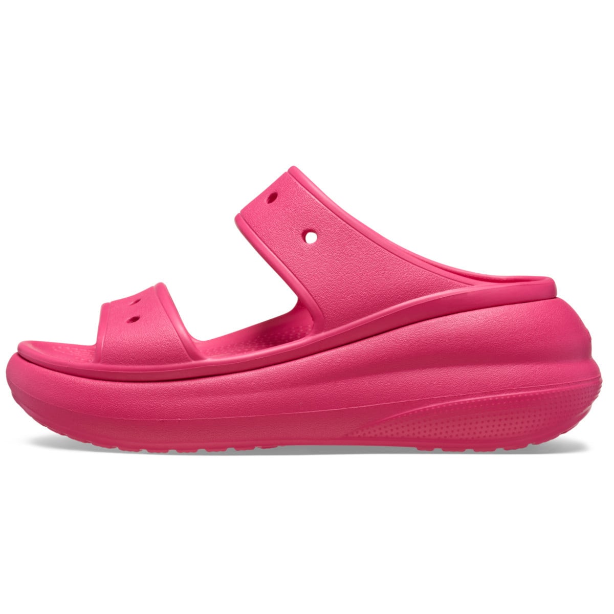 Sandale Crocs Classic Crush Sandal Roz - Dragon Fruit - poza 3