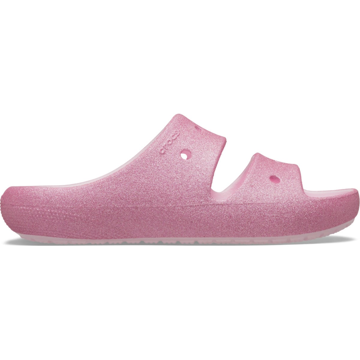 Sandale Crocs Classic Glitter Sandal v2 Kids Roz - Pink Milk