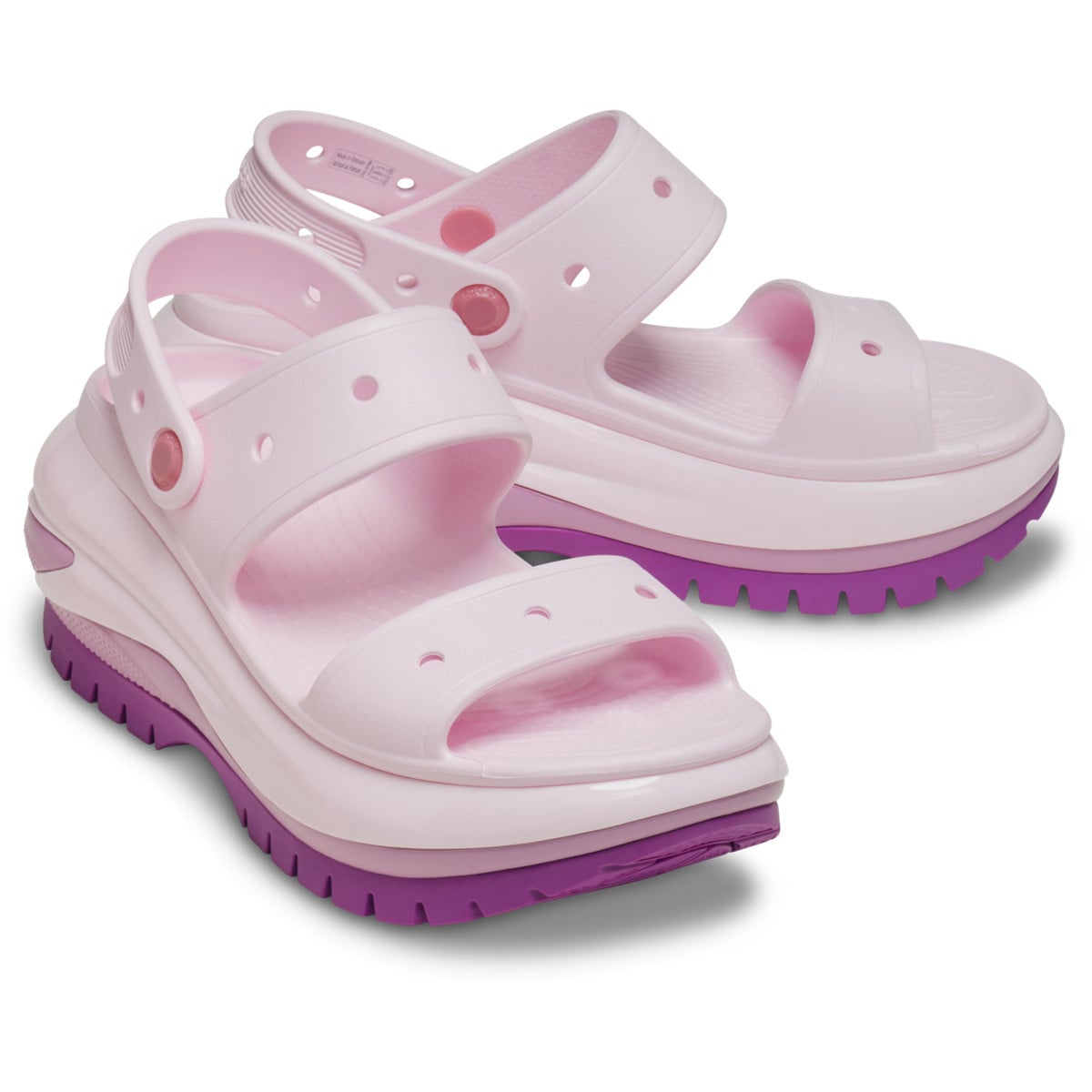 Sandale Crocs Classic Mega Crush Sandal Mov - Hydrangea - poza 4