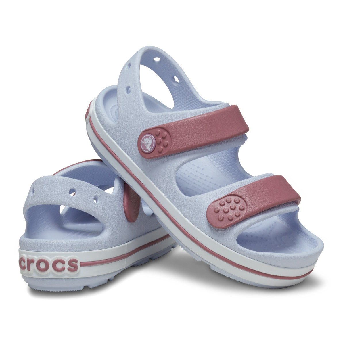 Sandale Crocs Crocband Cruiser Sandal Kids Mov - Dreamscape/Cassis - poza 4