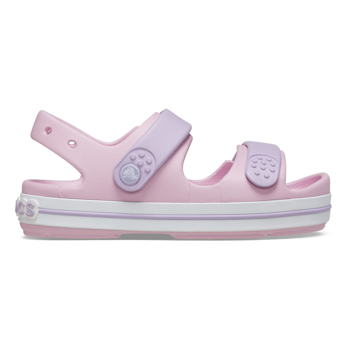 Sandale Crocs Crocband Cruiser Sandal Kids Roz - Ballerina/Lavender - poza 1