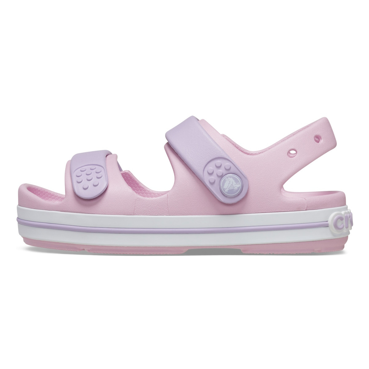 Sandale Crocs Crocband Cruiser Sandal Kids Roz - Ballerina/Lavender - poza 3