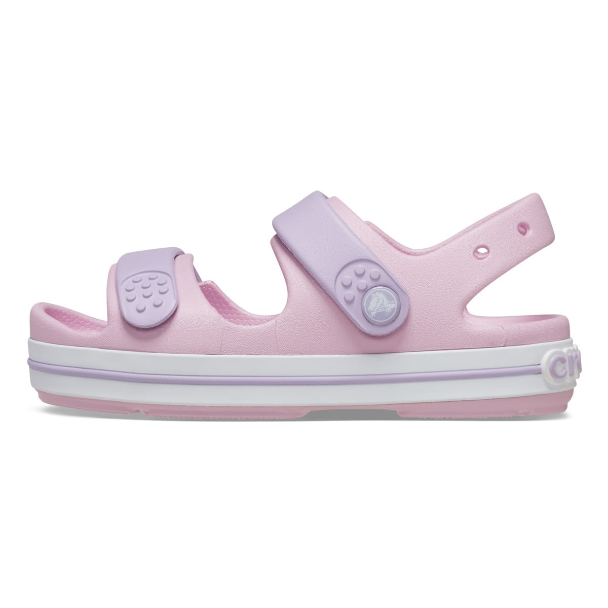 Sandale Crocs Crocband Cruiser Sandal Kids Roz - Ballerina/Lavender - poza 3