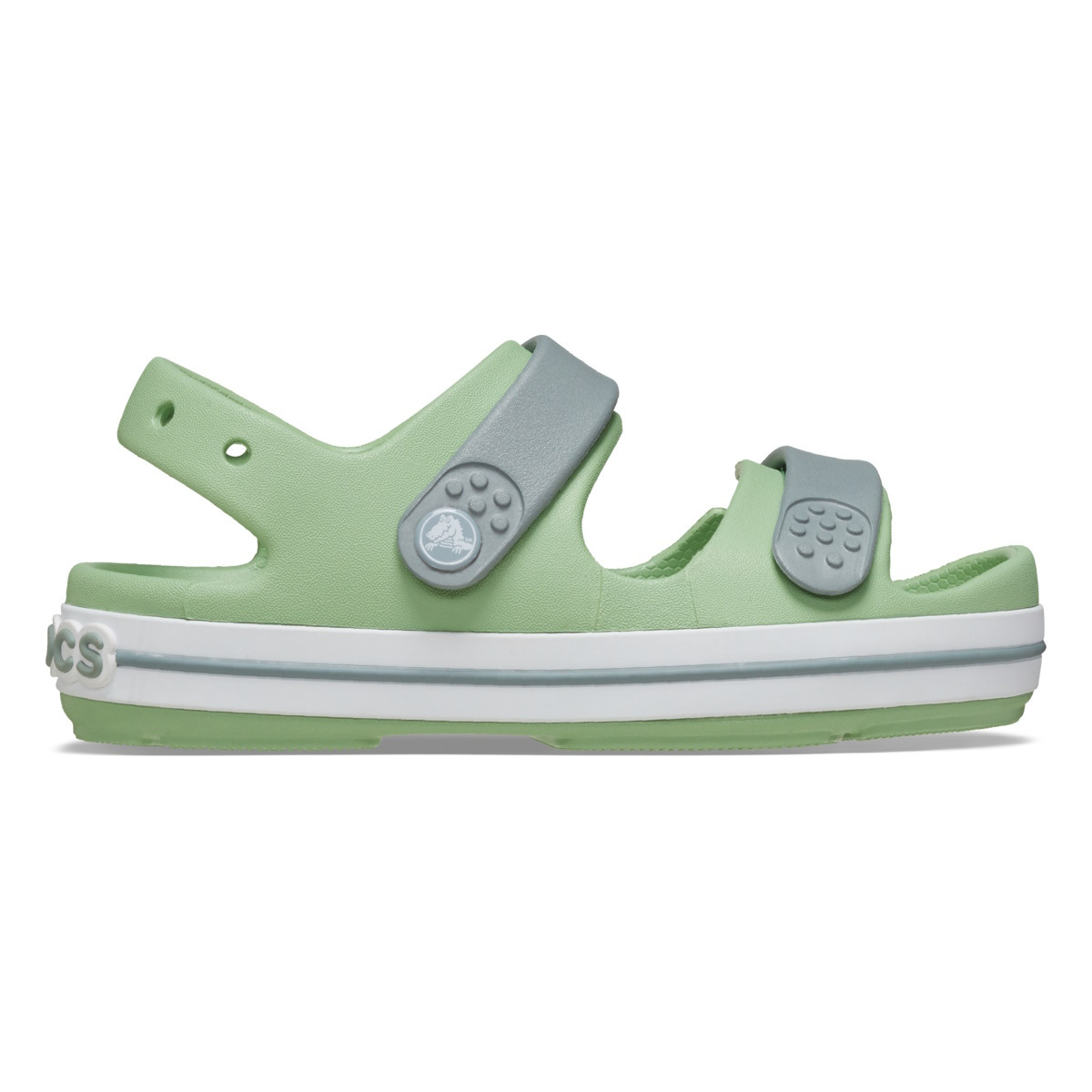 Sandale Crocs Crocband Cruiser Sandal Kids Verde - Fair Green/Dusty Green - poza 1