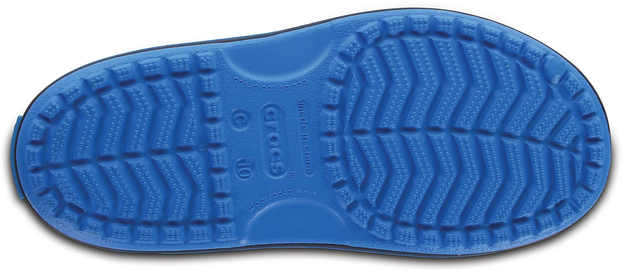 Sandale Crocs Crocband II LED Sandal Albastru - Cerulean Blue - poza 4