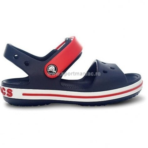 Sandale Crocs Crocband Sandal Bleumarin - Navy/Red - poza 1