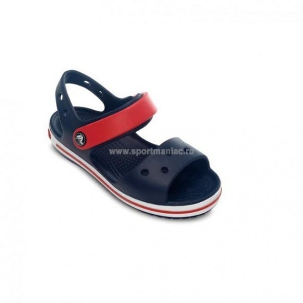 Sandale Crocs Crocband Sandal Bleumarin - Navy/Red - poza 3