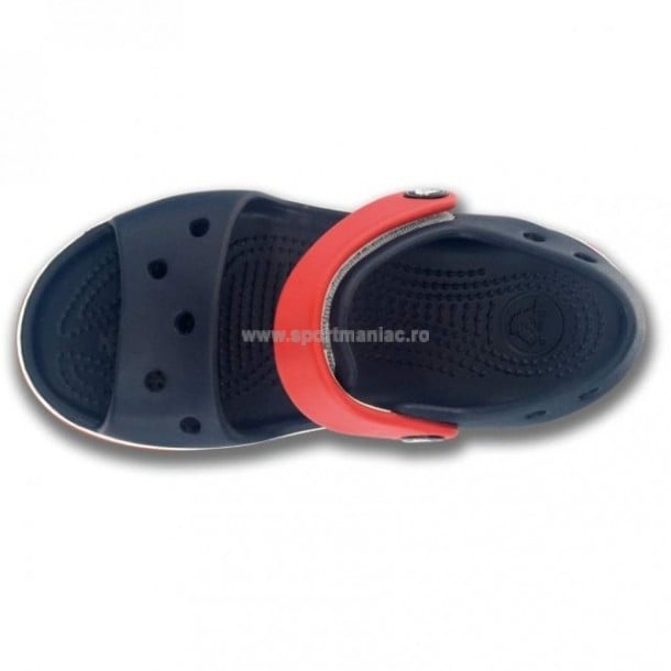 Sandale Crocs Crocband Sandal Bleumarin - Navy/Red - poza 5
