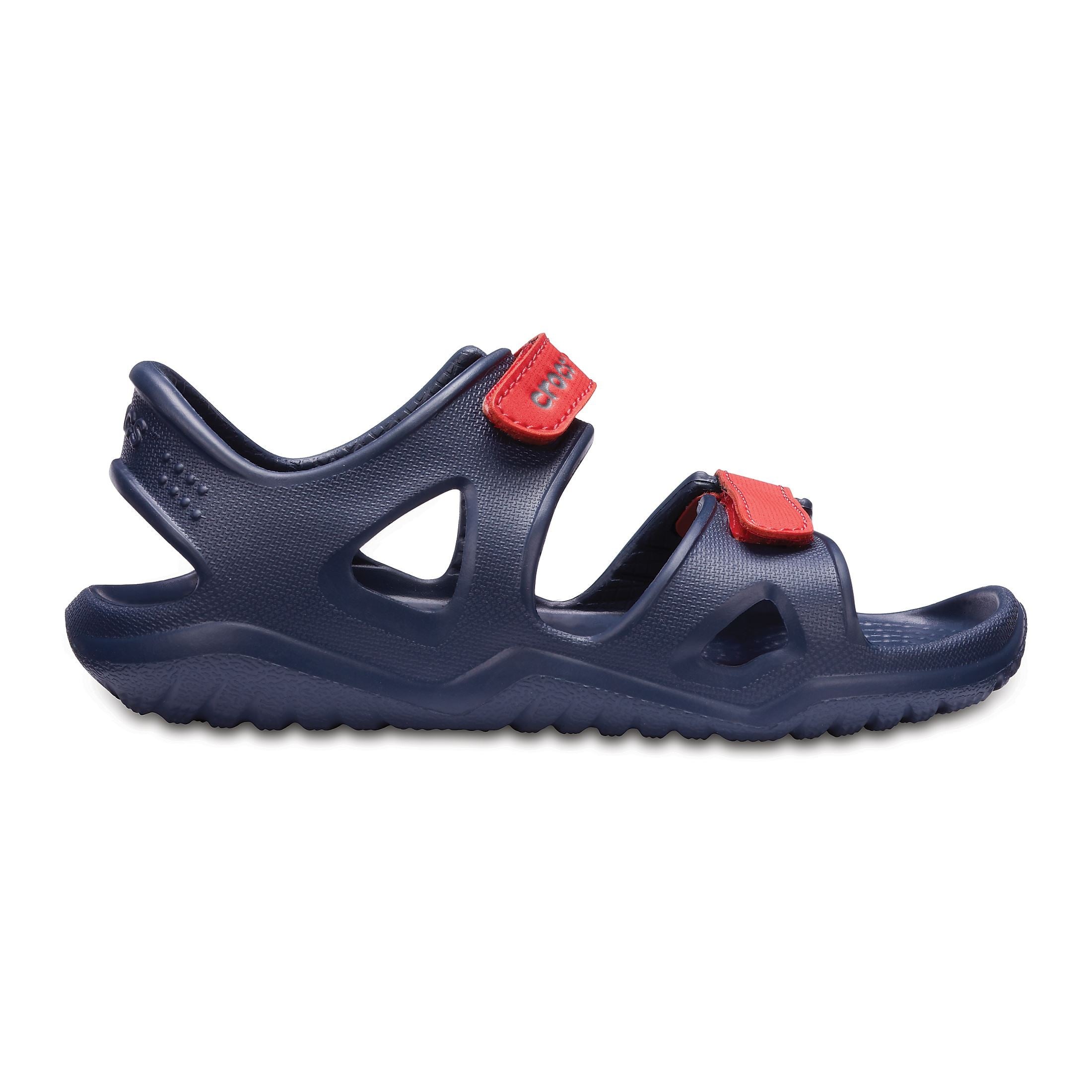 Sandale Crocs Swiftwater River Sandal Kids Albastru - Navy/Flame - poza 1