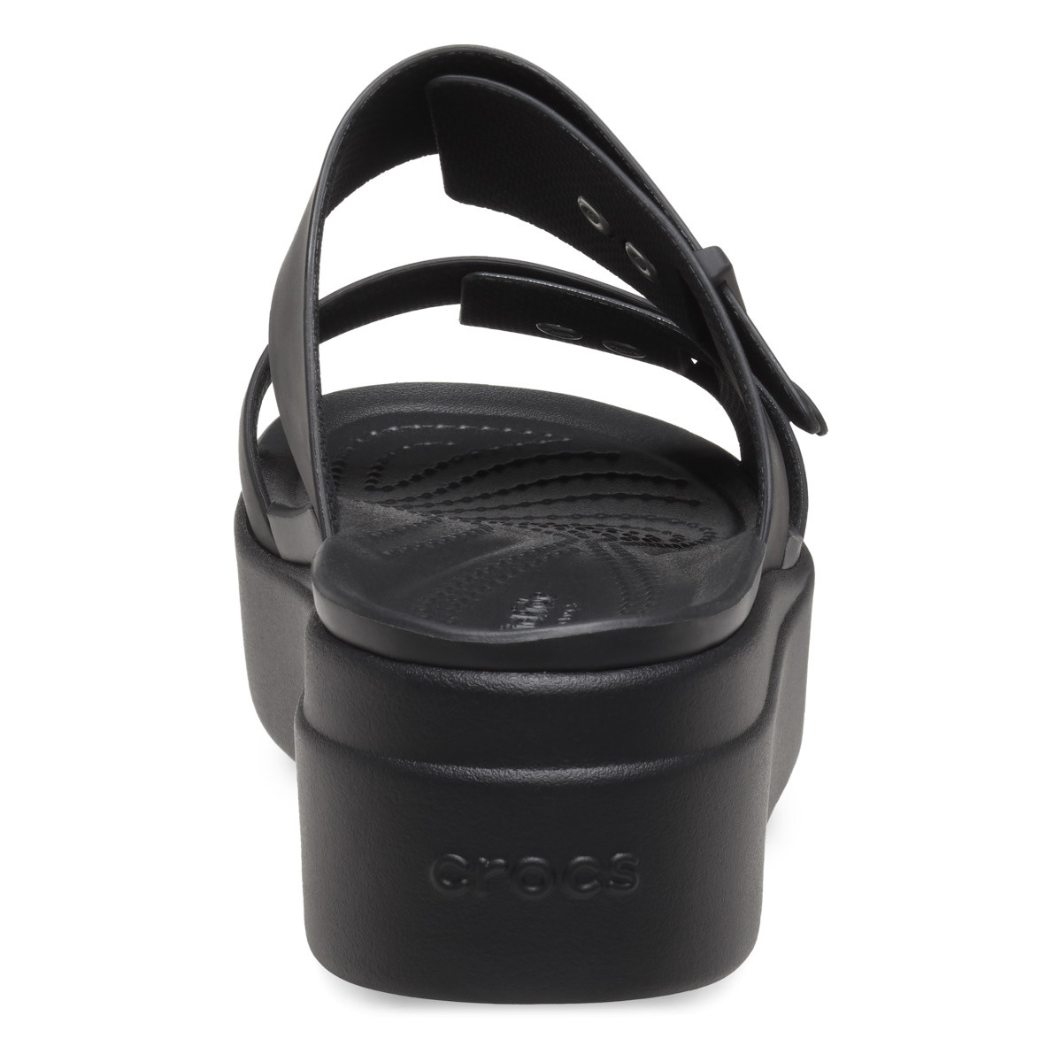 Sandale Crocs Women’s Brooklyn Low Wedge Sandal Negru - Black - poza 5