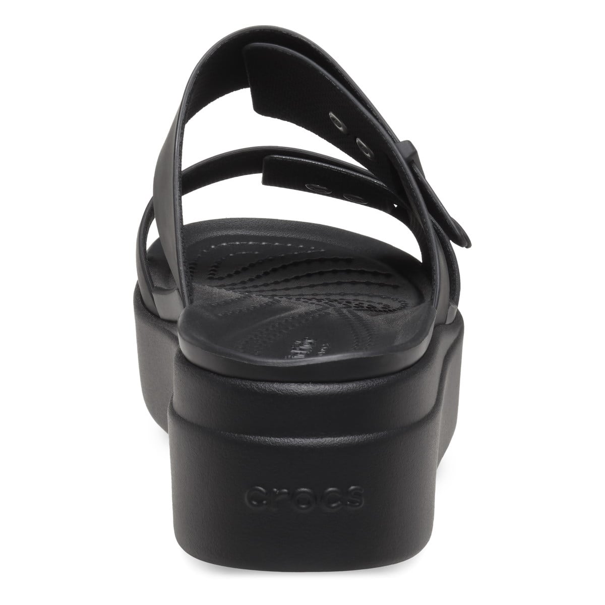 Sandale Crocs Women’s Brooklyn Low Wedge Sandal Negru - Black - poza 5
