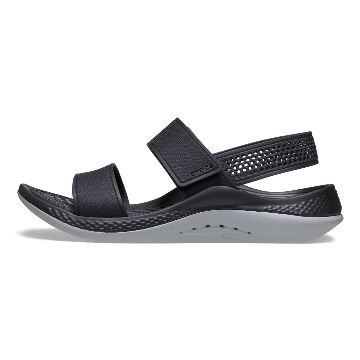Sandale Crocs Women’s LiteRide 360 Sandal Negru - Black/Light Grey - poza 3