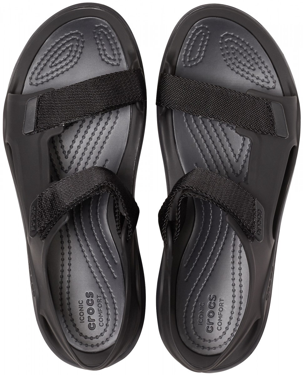 Sandale Crocs Women's Swiftwater Expedition Sandal Negru - Black/Black - poza 3