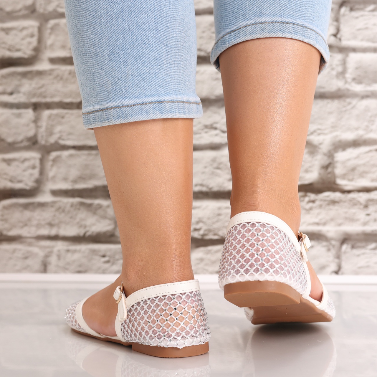 Sandale dama Albe din Textil Safya - poza 5