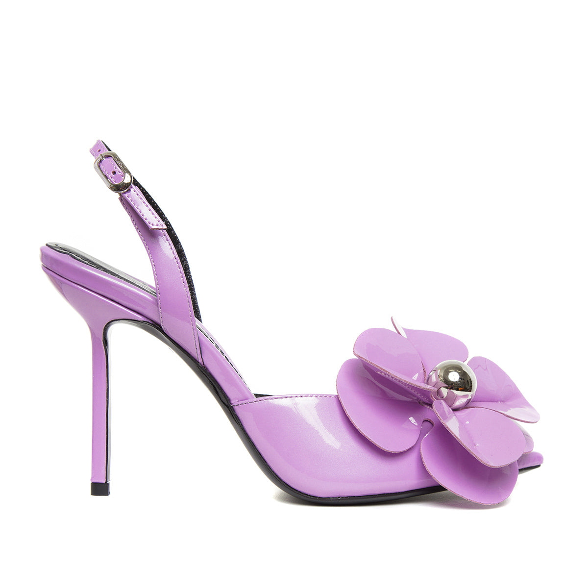 Sandale Darya Piele Lacuita, Lila - Premium Collection - 39 / 10 cm