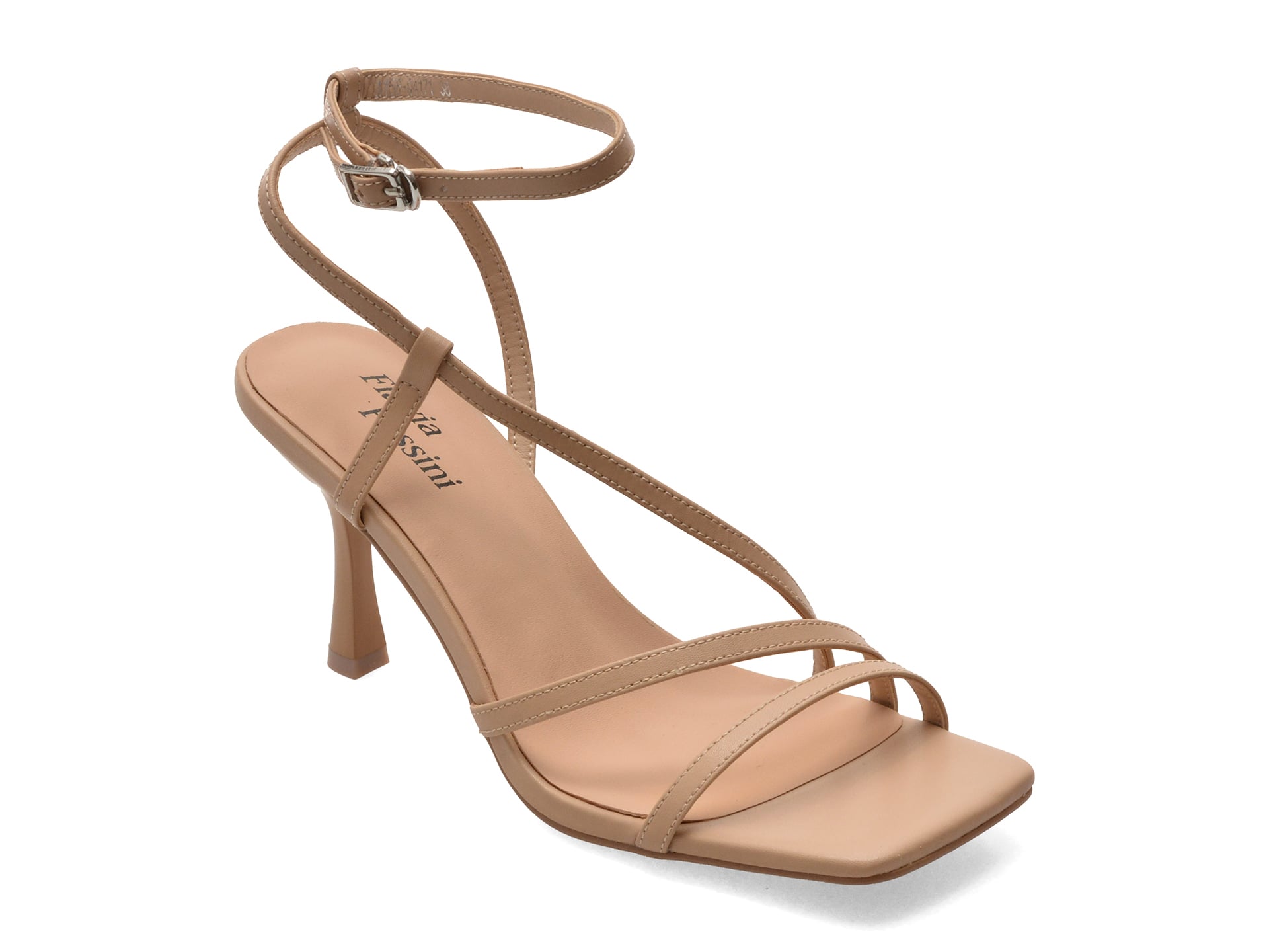 Sandale elegante FLAVIA PASSINI nude, 4171, din piele naturala