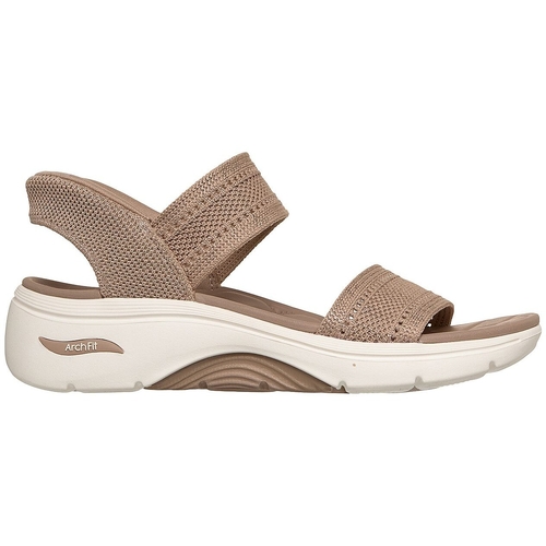 Sandale femei Skechers Go Walk Arch Fit 20 Sandal - 140844-TAN - poza 3
