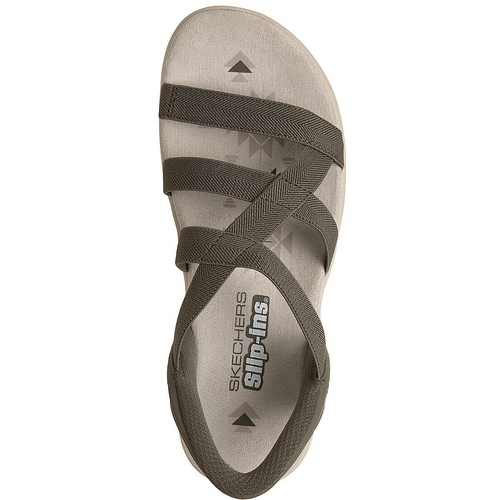 Sandale femei Skechers Reggae Slim - Stretch Flex 163460-OLV - poza 2