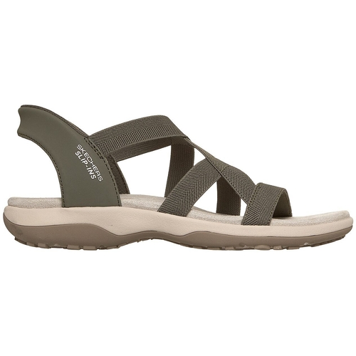 Sandale femei Skechers Reggae Slim - Stretch Flex 163460-OLV - poza 3