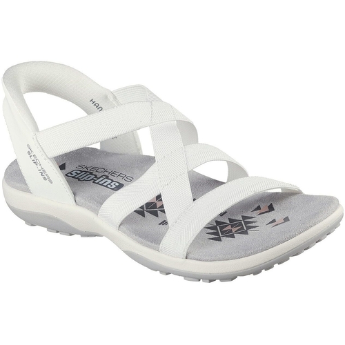 Sandale femei Skechers Reggae Slim - Stretch Flex 163460-WHT