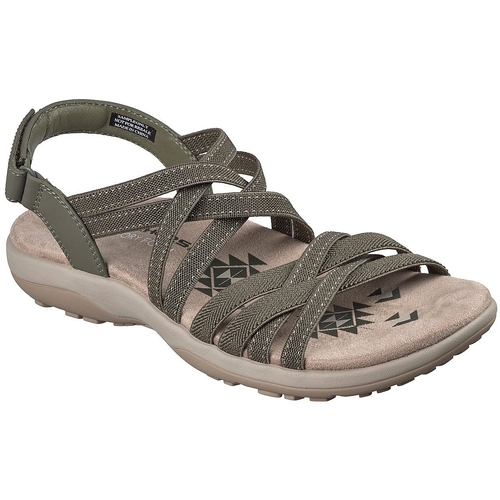 Sandale femei Skechers Reggae Slim - Summer Getaway 163571-OLV - poza 1