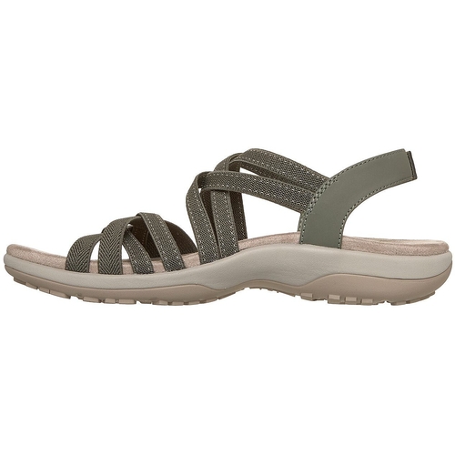 Sandale femei Skechers Reggae Slim - Summer Getaway 163571-OLV - poza 5